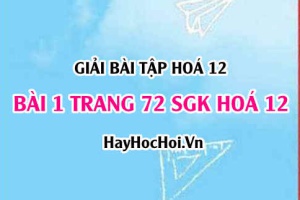 Giải bài 1 trang 72 SGK Hoá 12: Khái niệm, tính chất, phân loại và ứng dụng của Vật liệu Polime, Chất dẻo, Tơ, Cao su